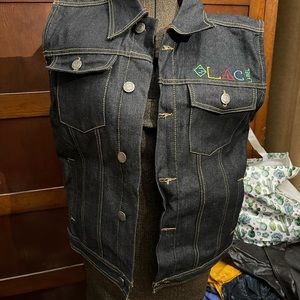 Black Label Denim Vest